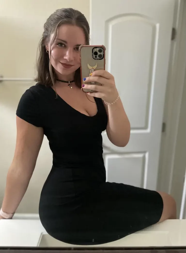 Black Dress, Choker, and a Damn Sexy Night Ahead