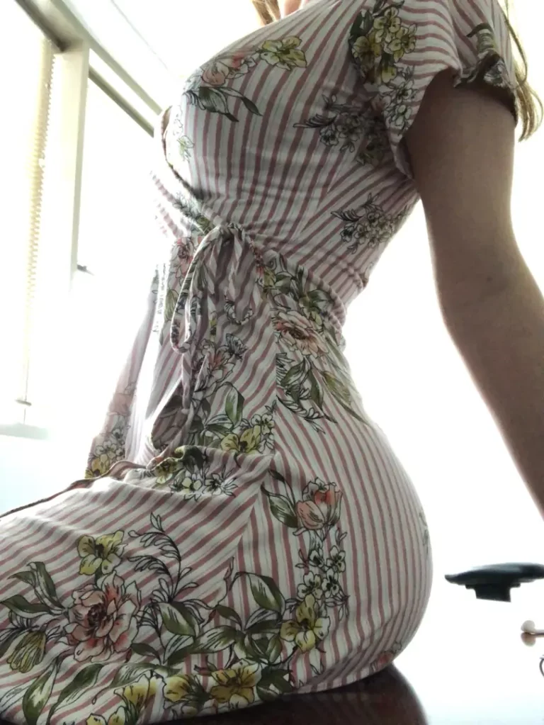 Conference Room Curves: Dress, Desk, and Desire