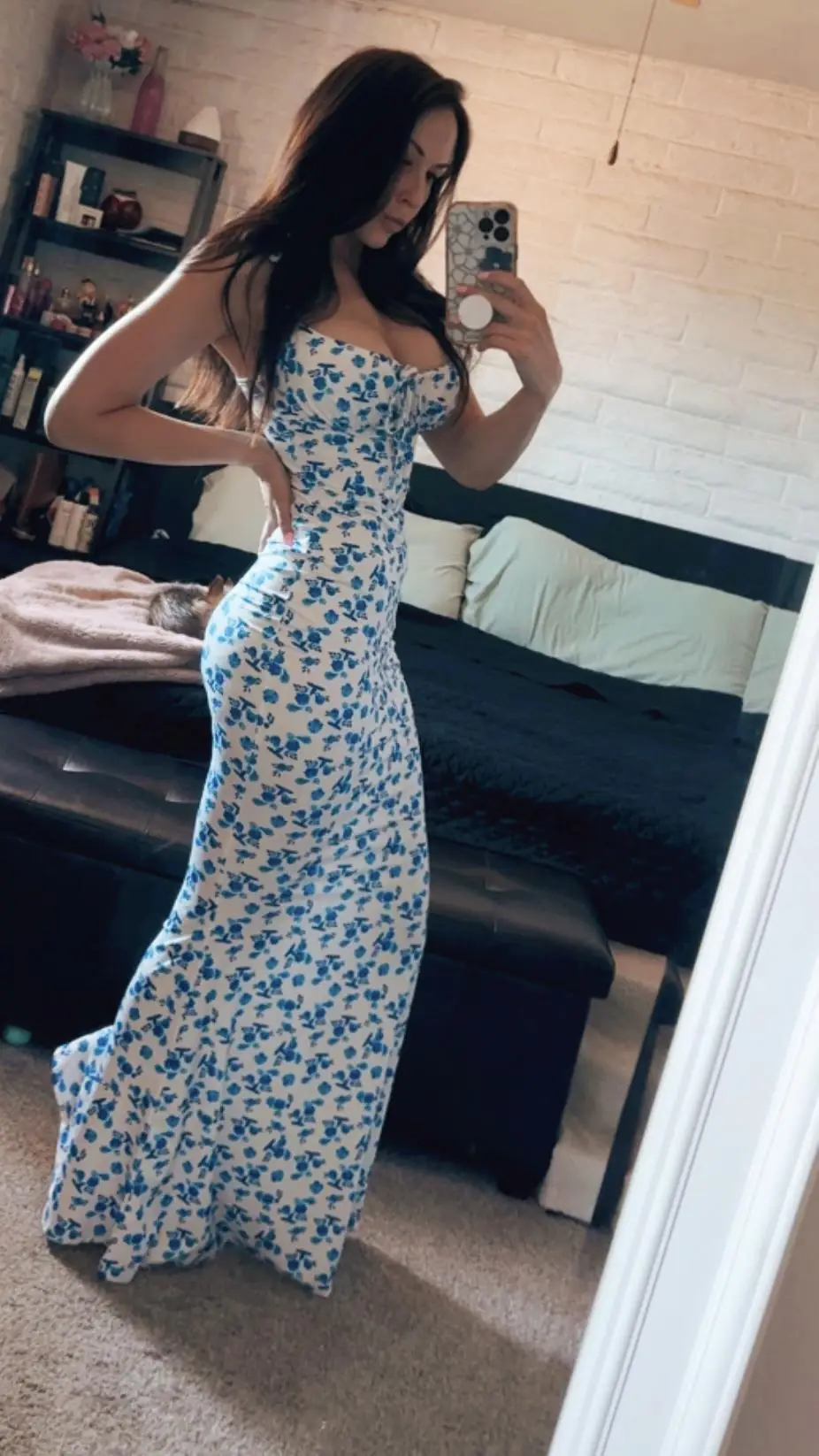 First or Second? You Decide! That Dress Is Killing Me!