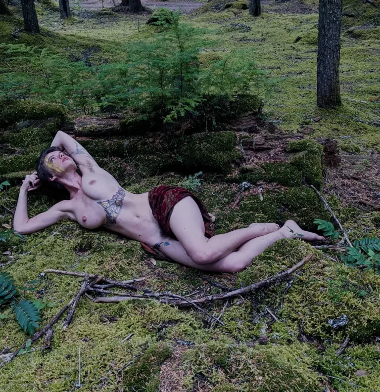Forest Nymph's Delight: Exquisitely Composed and Hot AF!