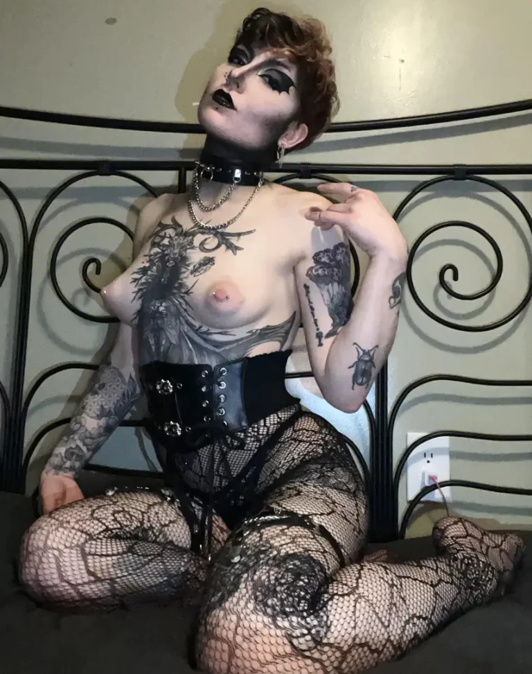 Gothic Goddess Unleashed: Those Nipples & Ink Got Me Wild!