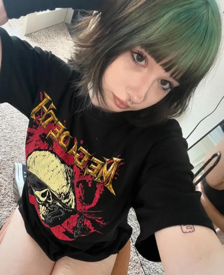 Green Hair, Metal Tees, and a Body You Won't Forget