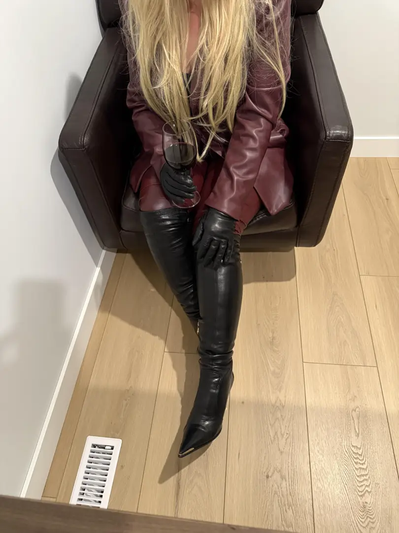 Hello Goddess! My Lorenzi Boots Demanded You Stop & Stare!