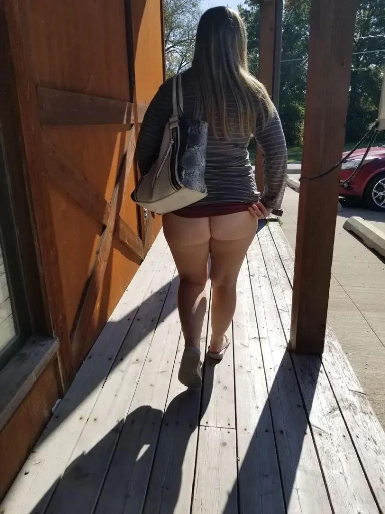 Is This Outfit Too Hot? Ass & Tits on Display! 😉