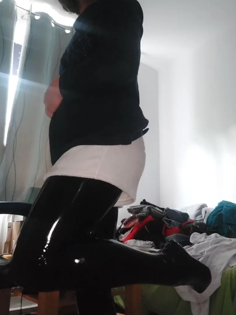 Latex Femboy Dreams: Hooded & Ready for You