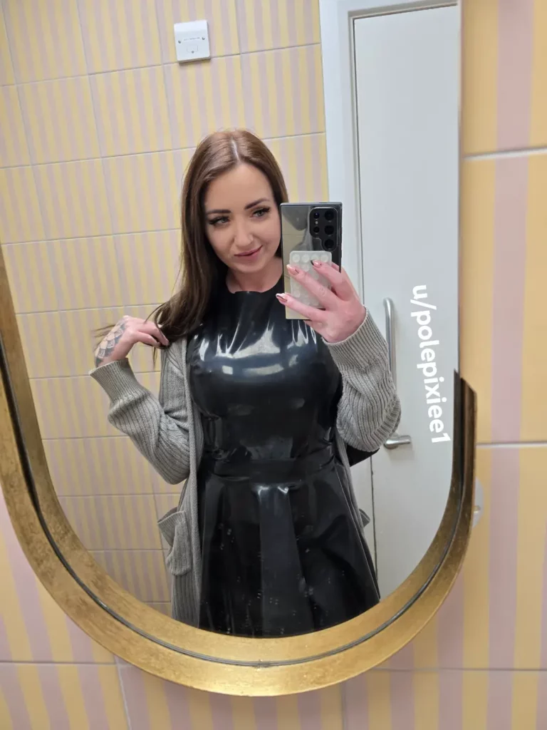 My Little Butt in Hot Latex: Comfy, Sexy, and Pure Perfection! Care to Tour Me?