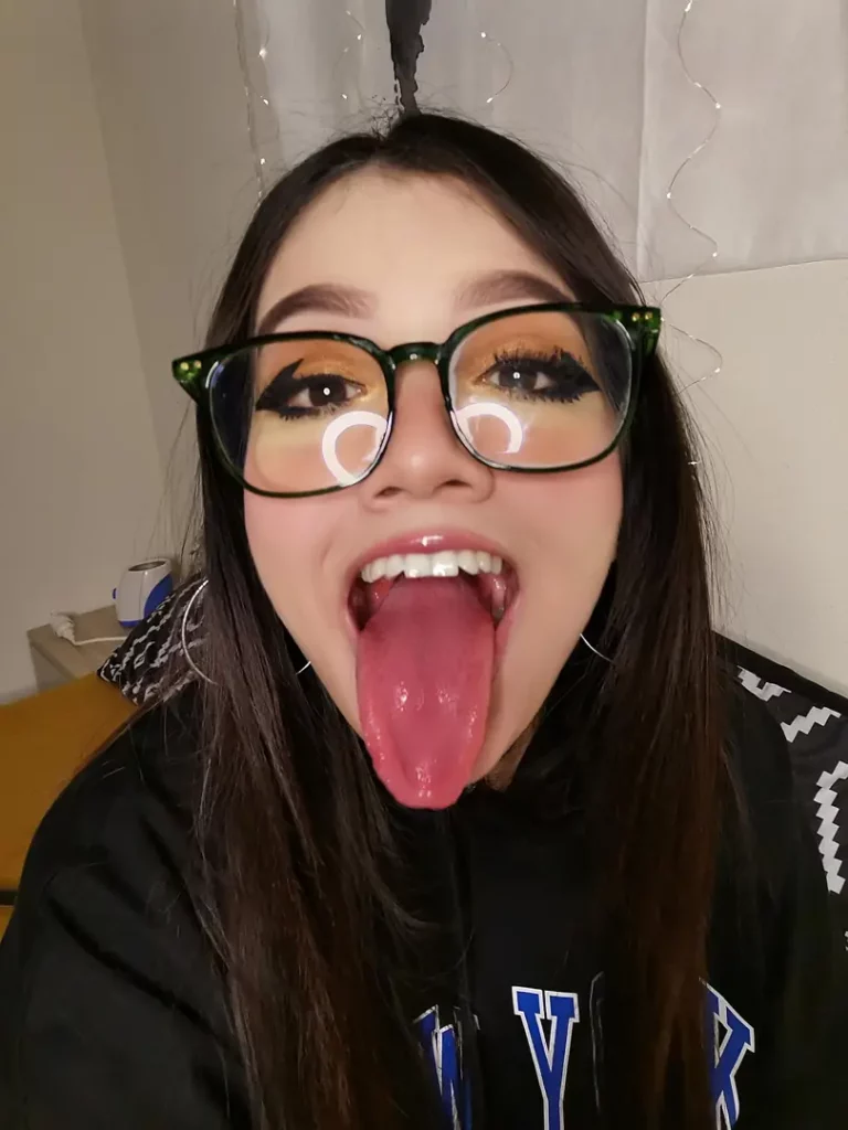 My Long Tongue Is Open Wide For Your Hot Cum