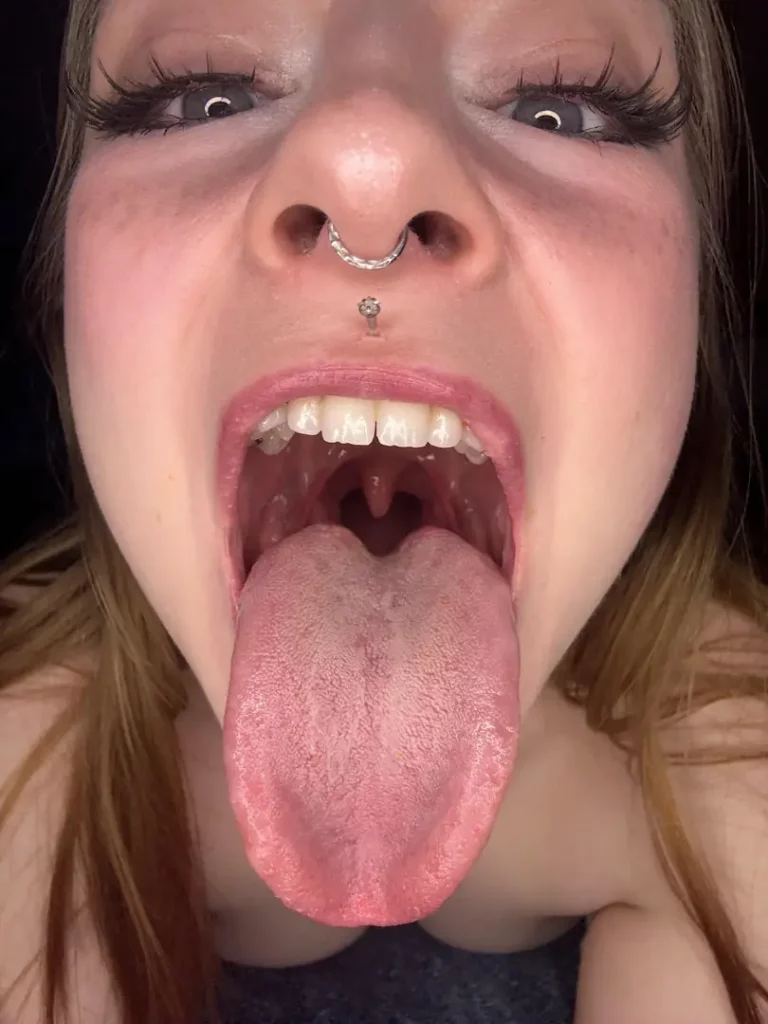 My Wide Open Mouth: The Perfect Target to Drain Your Cum
