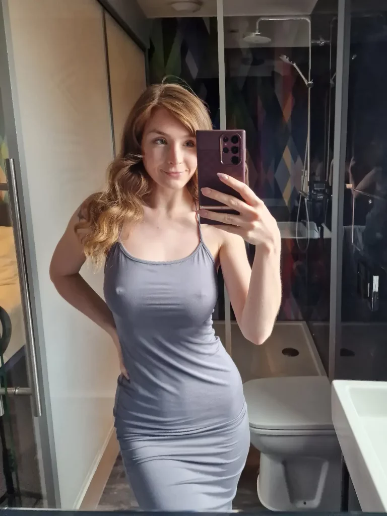 Pokies Out! This Super Sexy Dress Needs No Bra.