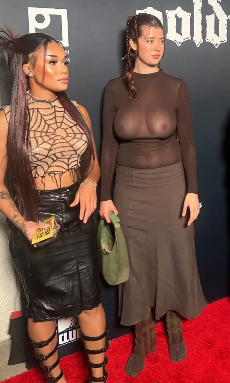 Red Carpet Goddess: Hot As Hell, And Her Tits Are To Die For