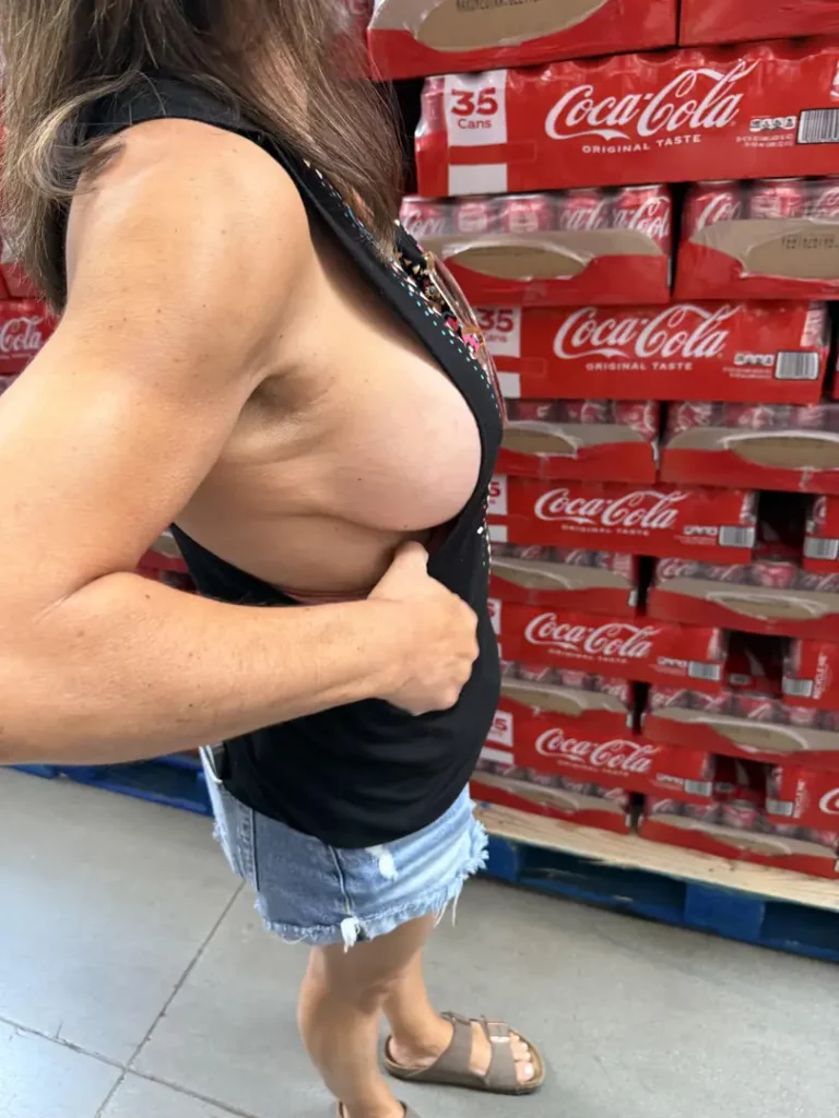 Side Boob Bliss: Teasing Breasts and Coca-Cola Perfection 🔥🤤