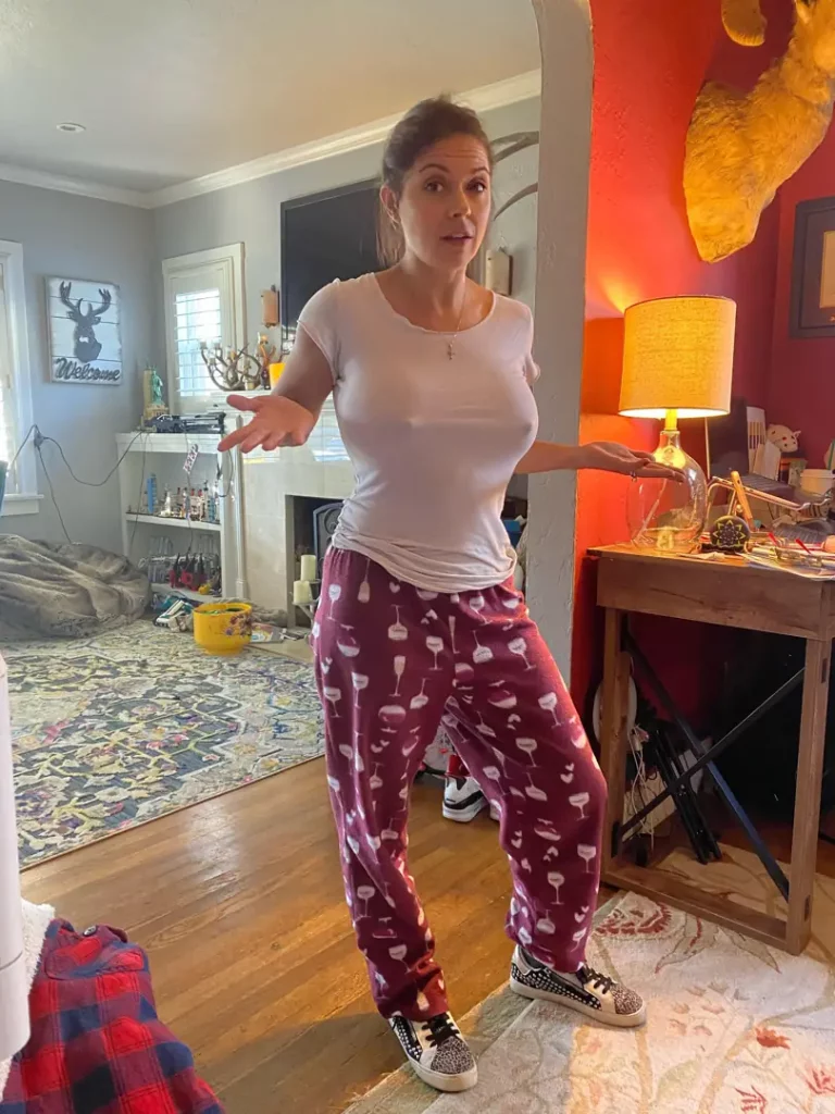 This comfy mom-wear is sexy as fuck. My no-bra headlights are gleaming for you.