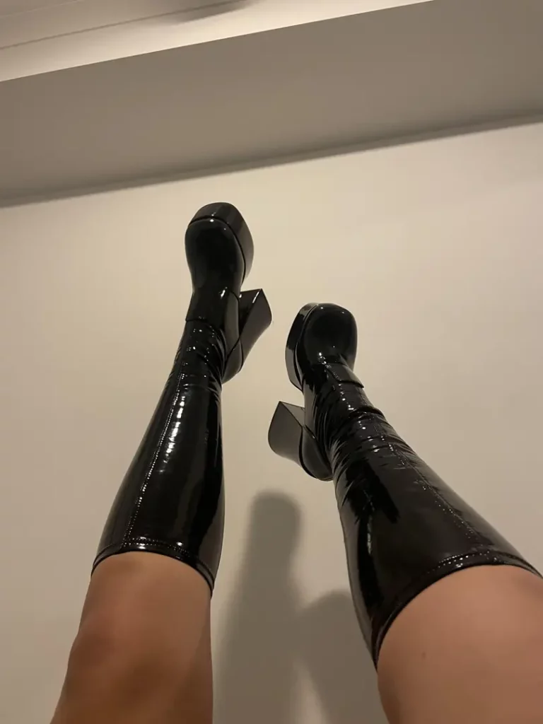 Those Shiny Boots Got Me So F***ing Wet