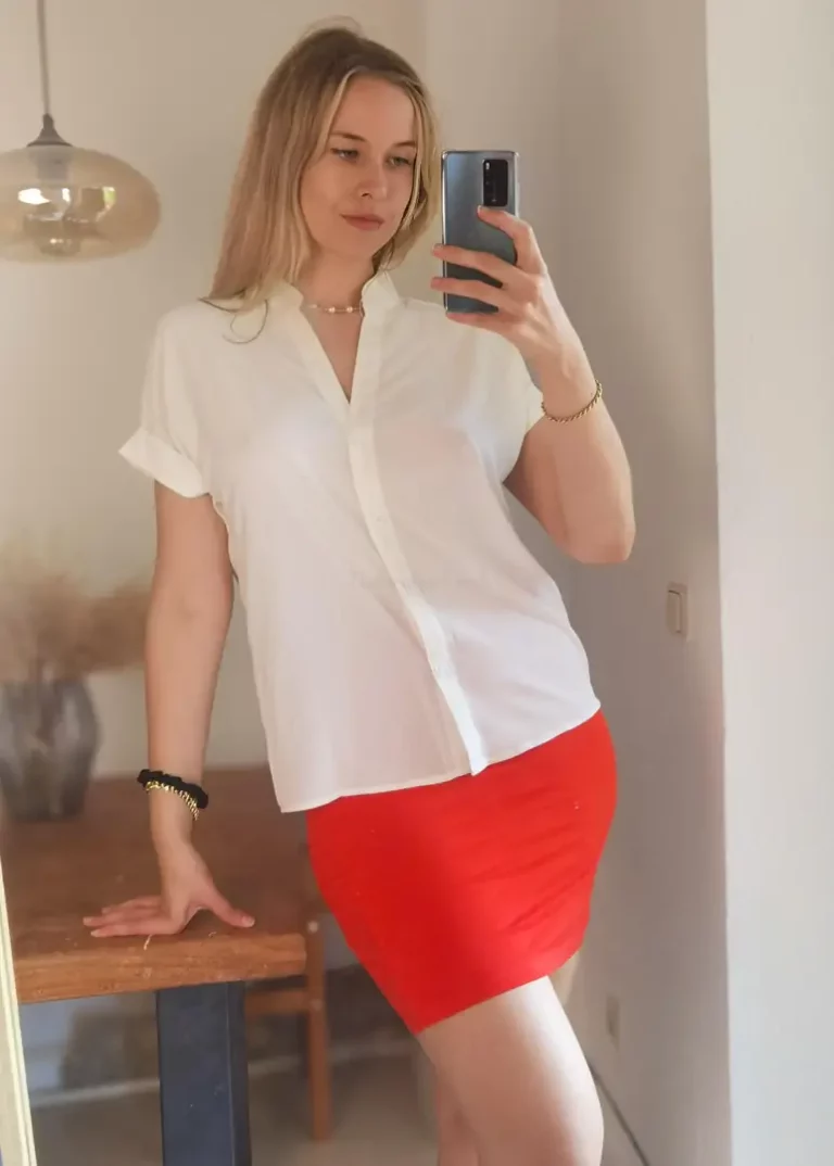 Tiny Waist, Hips, and That White Blouse Got Me Hard