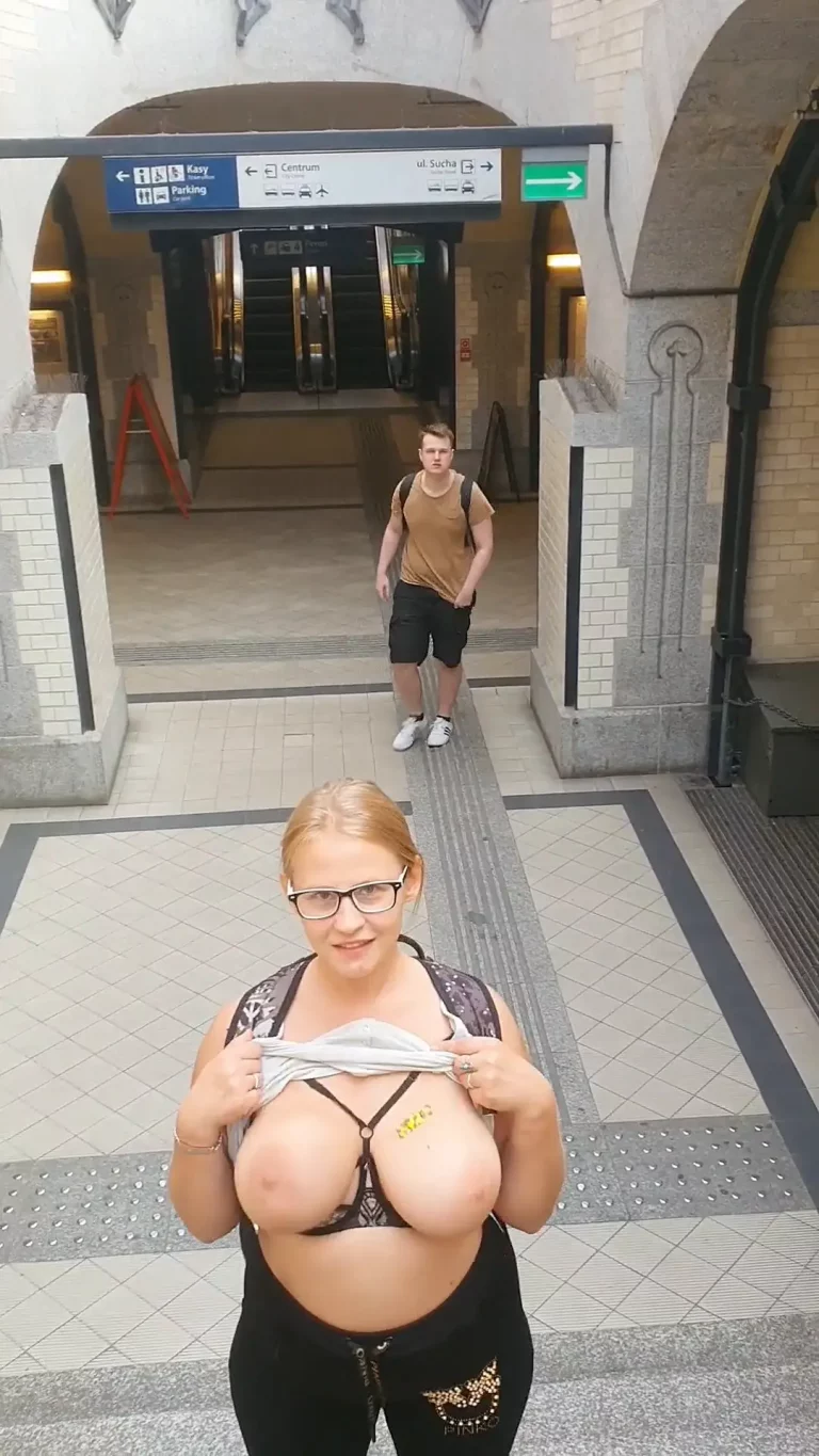 Train Station Tease: My Perfect Tits & Your Dirty Thoughts?