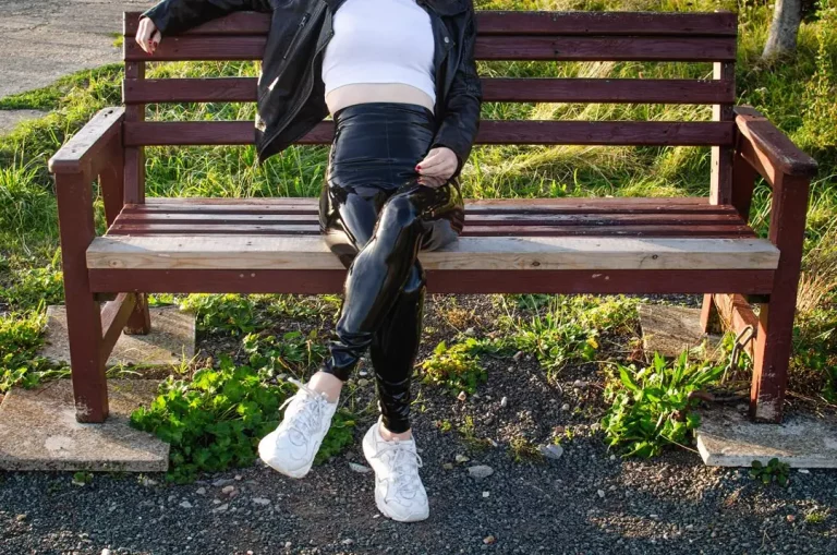 Wet Look Wonder: Did You Notice My Latex Legs?